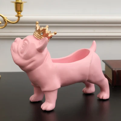 Нордическая Ins смола олень коробка для хранения фигурки домашний офис Настольный животное ключ в форме лягушки Снэк Телефон хранения орнамент ремесла украшения - Цвет: style6
