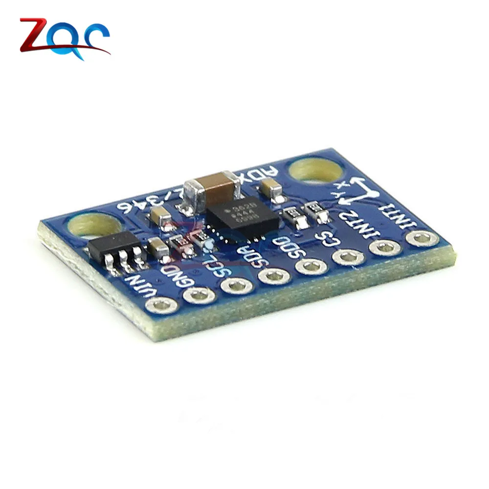 ADXL362 3 осевой цифровой акселерометр Accel сенсор модуль SPI для Arduino|spi module|spi sensorspi