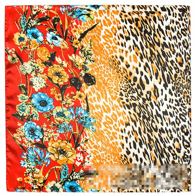 Новое поступление женский Шелковый квадратный шарф 60*60 см европейского бренда