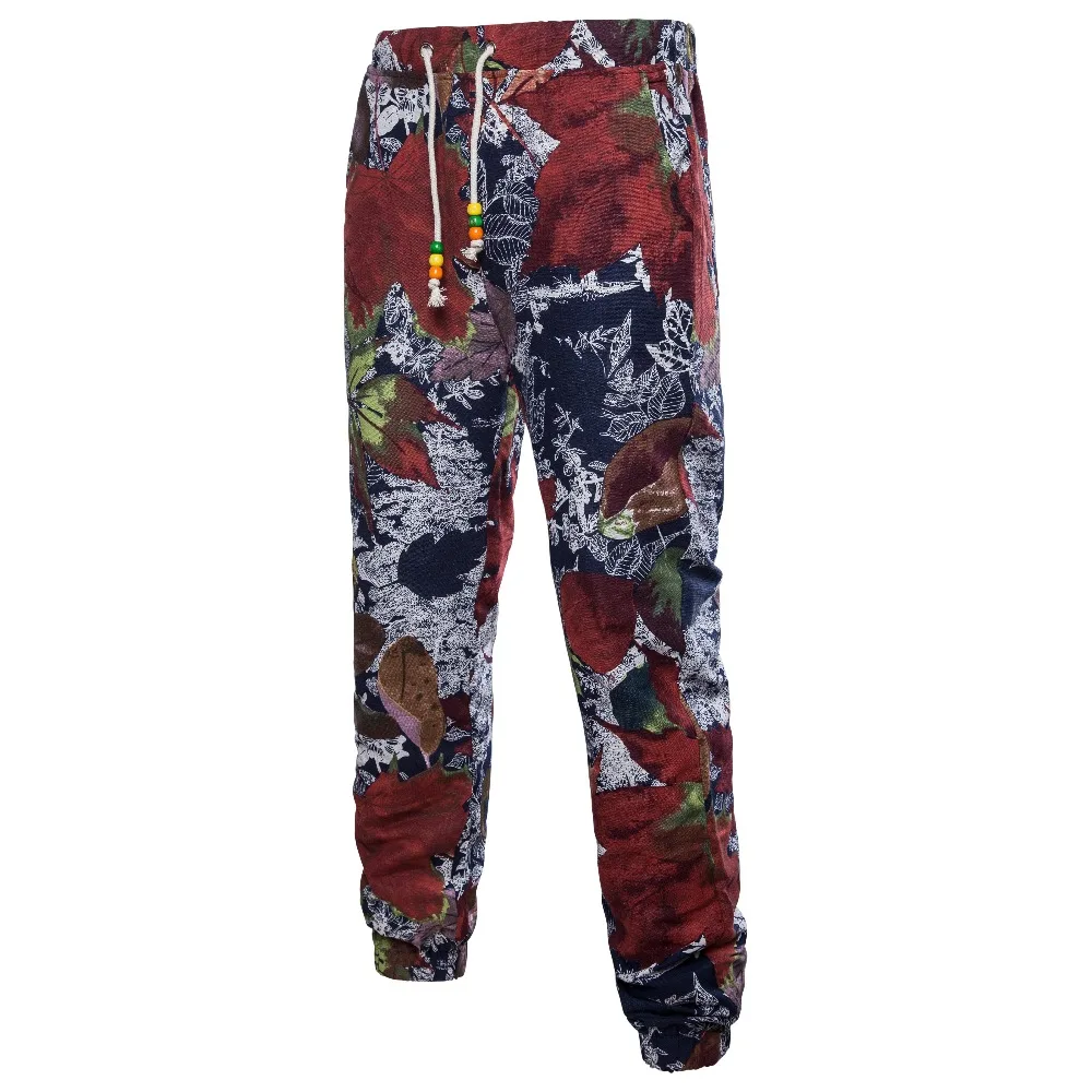 Штаны-шаровары с графическим принтом штаны эластичной резинкой на талии