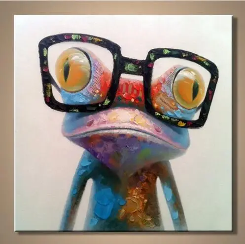 Картина маслом ручная печать картина на холсте абстрактные животные настенная