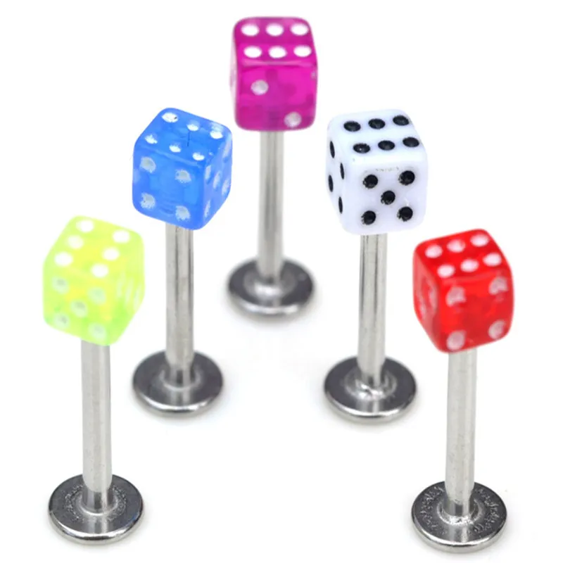 Кольцо из акриловой нержавеющей стали для пирсинга ювелирное изделие бровей губ