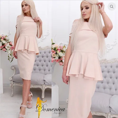 ЛИВА девушка сексуальная Bodycon с открытыми плечами женский плюс Размеры сарафан