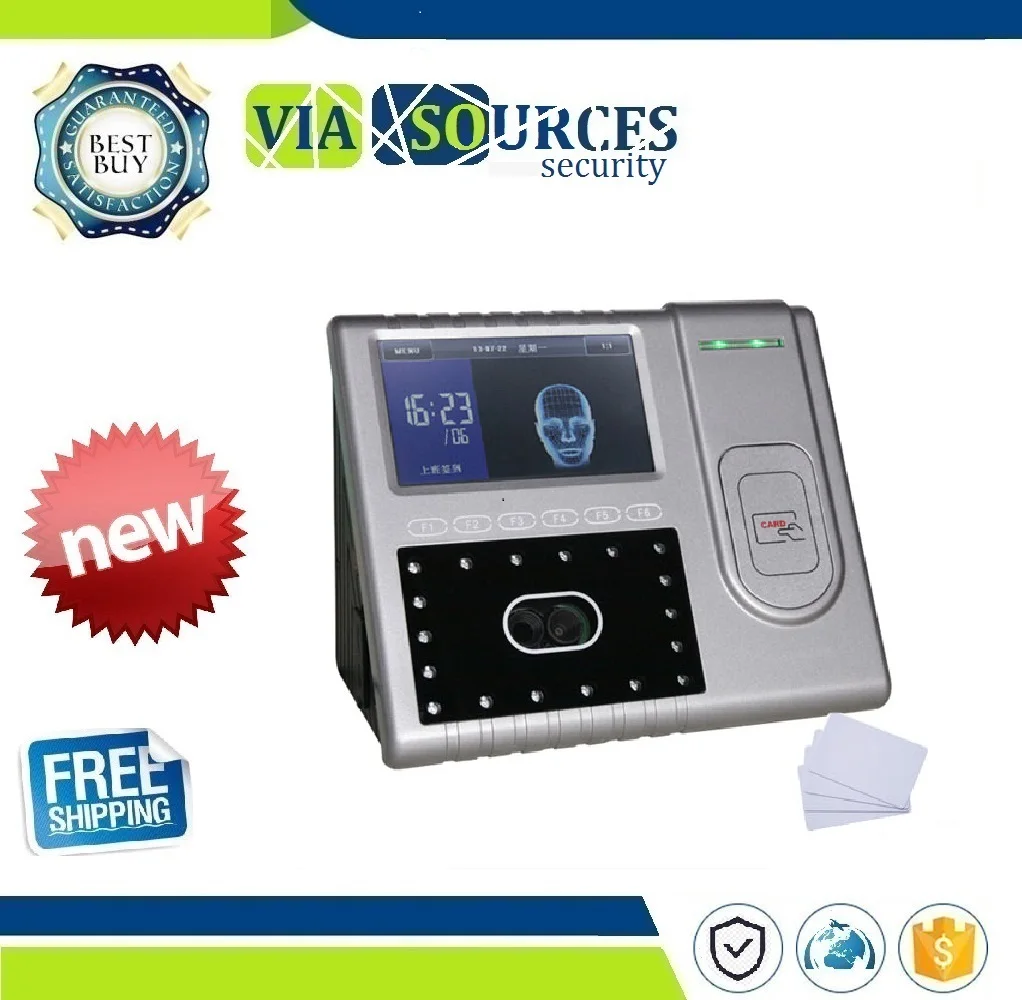 Linux SystemTCP/IP Face Time Attendance And Access Control With IC Card Reader Facial Recognition Door Lock Iface501 Clock | Безопасность