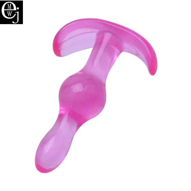 EJMW 2017 Hot Sale Transparent Sex Toy Anal Plug Toys Jellies Butt For Beginners ELDJ115 |