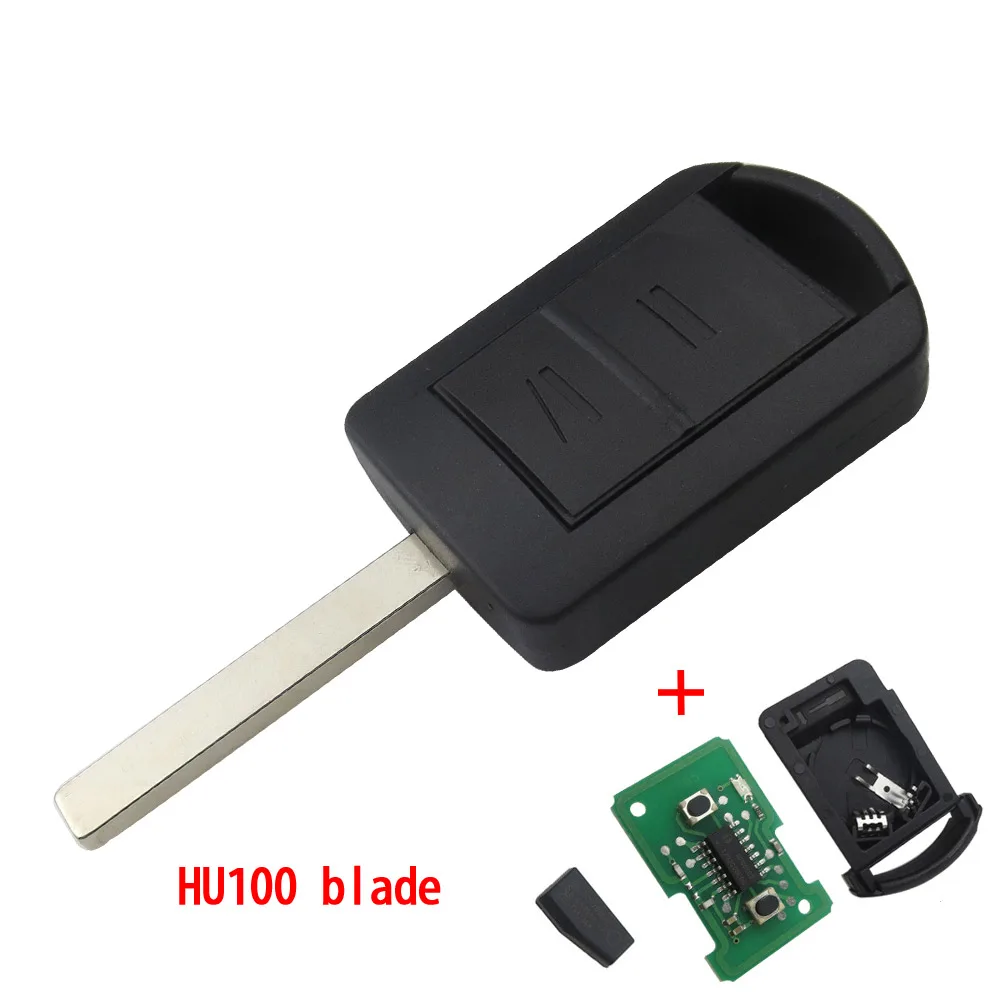 OkeyTech Автомобильный Дистанционный ключ для Opel Vauxhall Meriva Agila Astra H J G Corsa D Vectra C 433 МГц