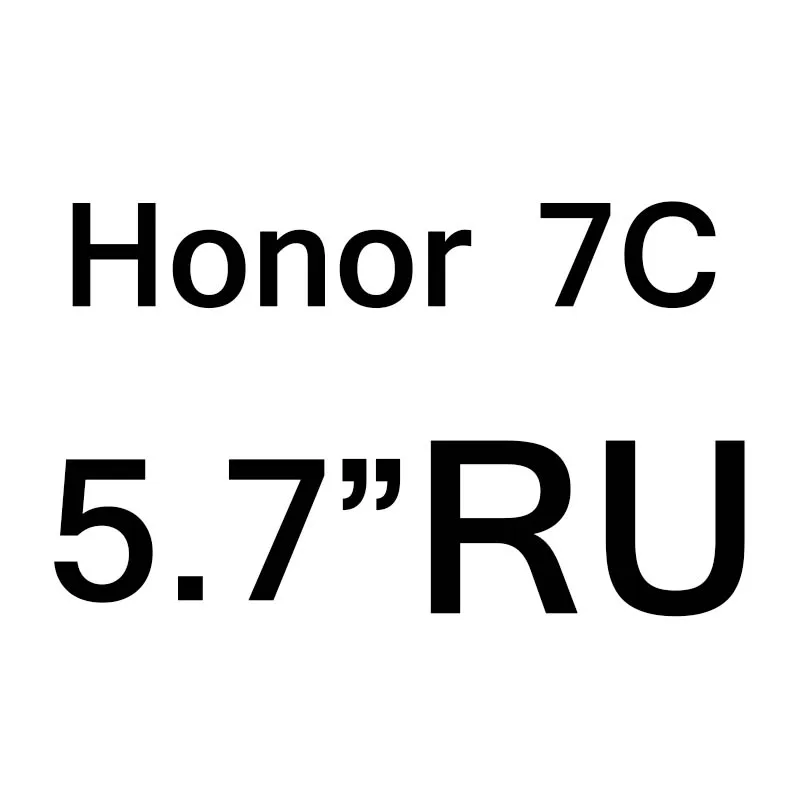 RU 7c 5.7inch 2 шт./лот, полное стекло для huawei Honor 7x7 s 7c 7a Pro, закаленное стекло, Защитная пленка для A7 C7 S7 X7 7 A C S X 7apro 7cpro - Цвет: RU 7c 5.7inch