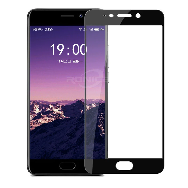 Закаленное 3d-стекло с полным покрытием для Meizu Pro 7 Plus Защитная пленка экрана