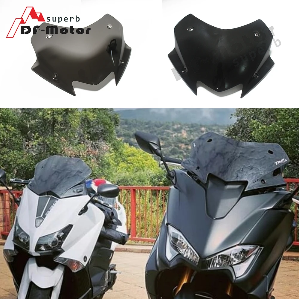 Автомобильный козырек ветрового стекла для мотоцикла подходит YAMAHA TMAX 530 TMAX530 T-MAX