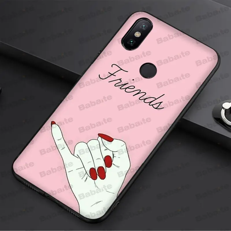 Чехол для телефона Babaite Best Friend Girlfriend Boyfriend Shopping girl redmi 5plus 5A 6pro 4X note5A note4x funda |