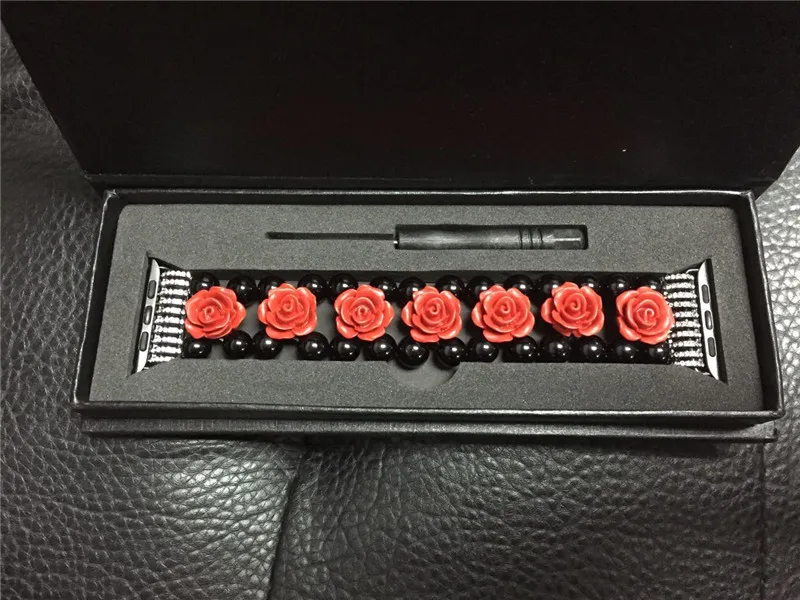 Женский Шнур с адаптером для Apple Watch роскошный дизайн из агата ремешок 3/2/1 модный