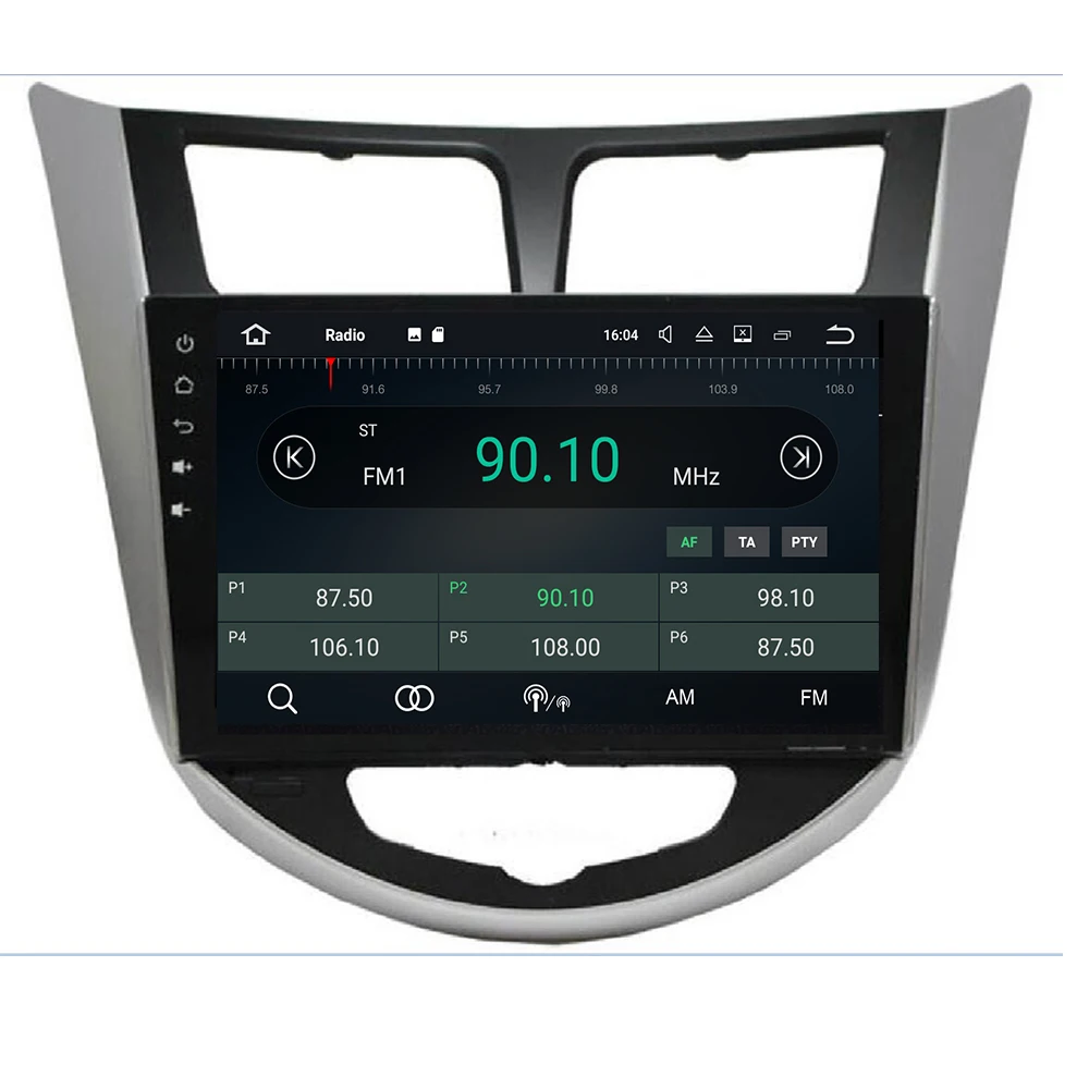 Автомагнитола 4 Гб + 32 ГБ Android 10 4G Мультимедийный видеоплеер GPS навигация для Hyundai