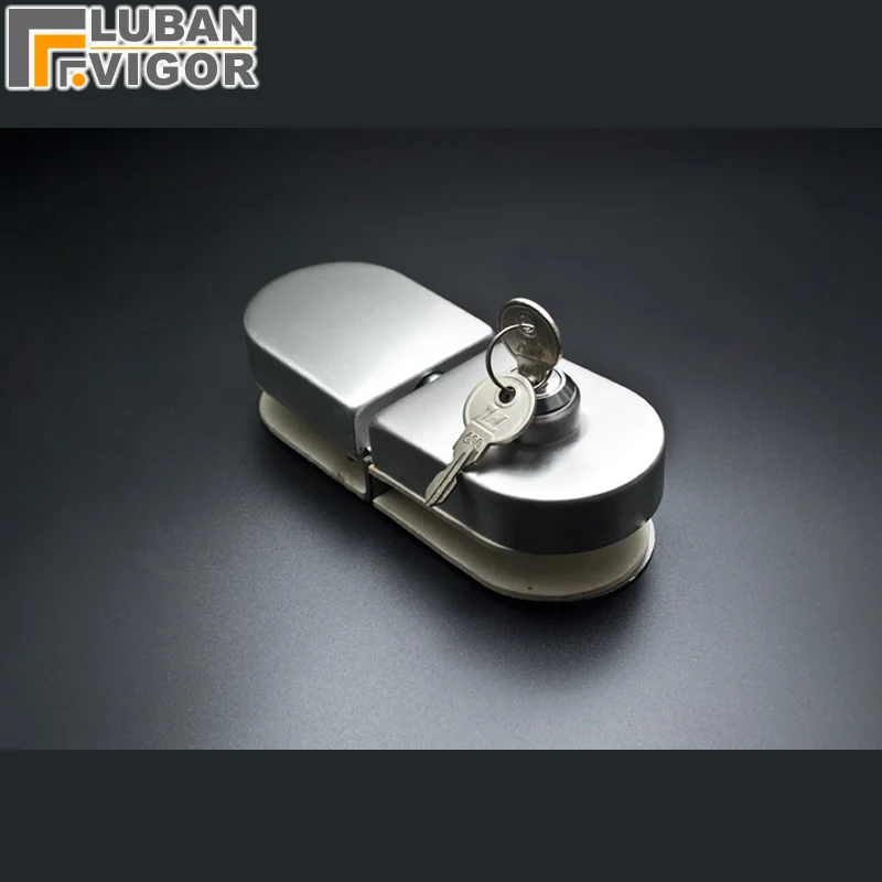 Высококачественные защелки для стеклянных дверей замок/болт с ключом повышенная