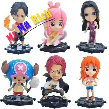 Аниме One Piece Luffy Zoro Sanji Chooper Nami Boa Hancock Doflamingo ПВХ фигурка Коллекционная модель