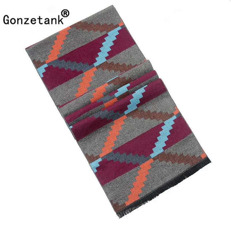 Gonzetank Элитный БРЕНД Новинка 2017 года мужские Зимний отдых Бизнес косой решетки с