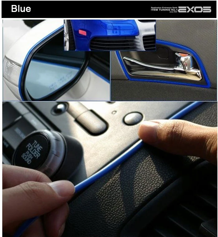 Бесплатная доставка 3 м DIY украшение интерьера автомобиля Литье Декоративная