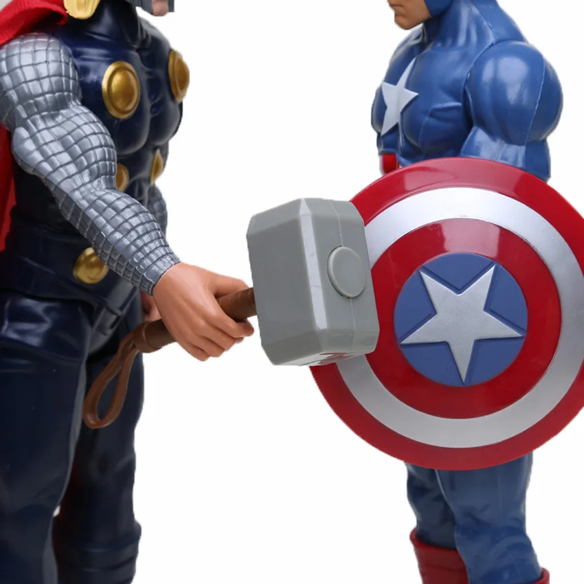 Игрушки Marvel The Avenger Endgame 30 см супер фигурка супергероя Тор Капитан танос Росомаха