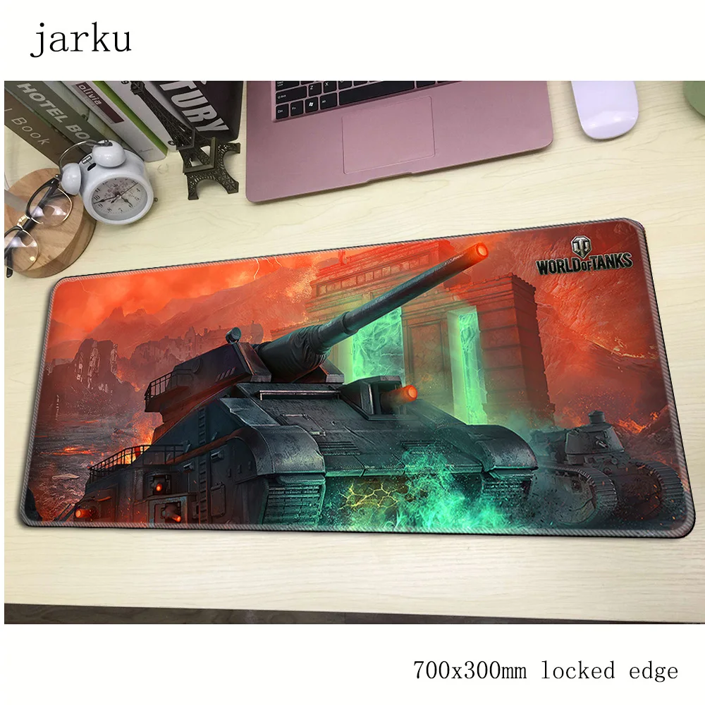 Коврик для мыши world of tanks computador gamer mause pad 700x300X2MM padmouse Mass pattern Для Мыши Эргономичный