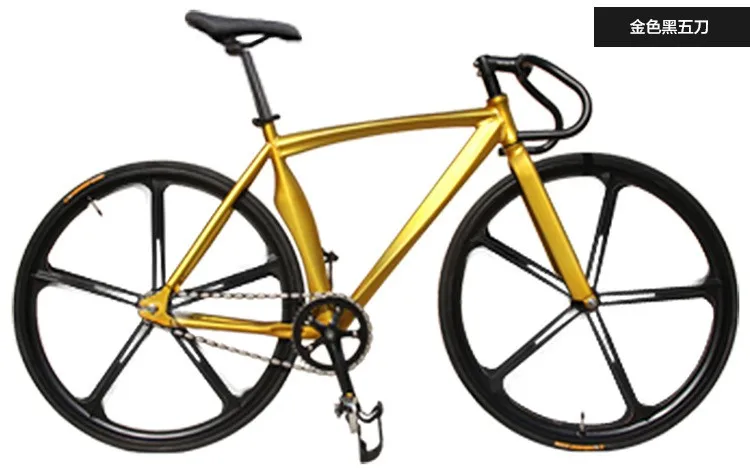x-передний бренд Scimitar muscle fixie велосипед с фиксированной передачей 52 см DIY пять режущих колес скоростной Дорожный Велосипед fixie bicicleta