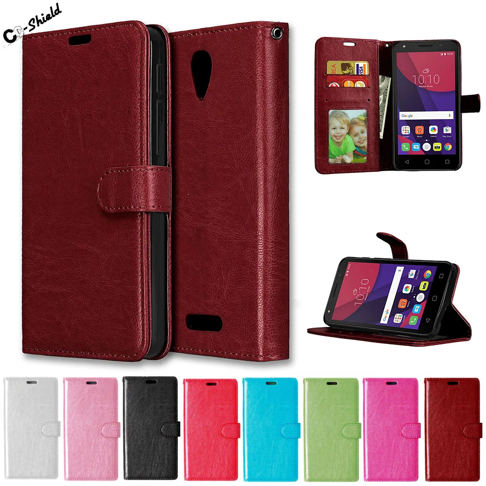 Флип-чехол для Alcatel One Touch POP 4 POP4 Plus 4 Plus 5056 5056D OT-5056D чехол кожаный чехол для Alcatel POP4Plus 5056X OT-5056X