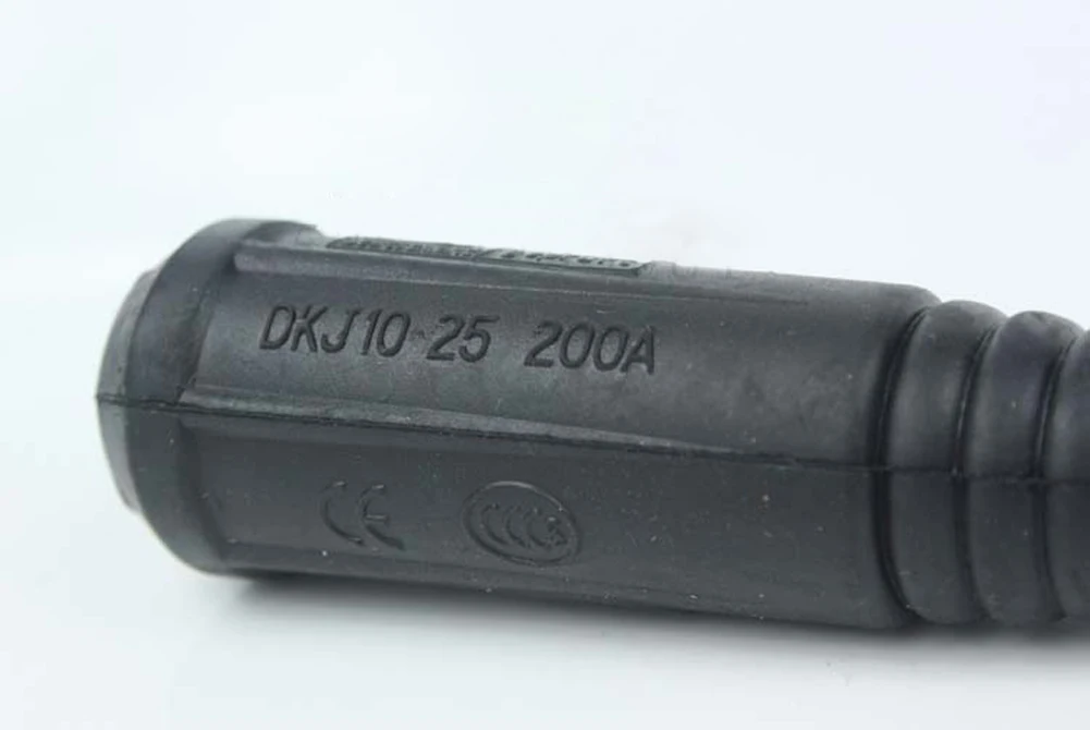 DKJ10-25 200A CE/CCC Ajuste rápido conector de Cable enchufe de Cable conector macho de soldadura enchufes de caucho aislado pesados