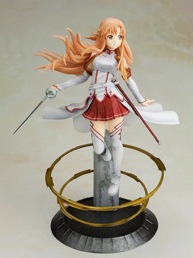 Новые японские аниме меч искусство онлайн Asuna ПВХ экшн Фигурки игрушки 22 см