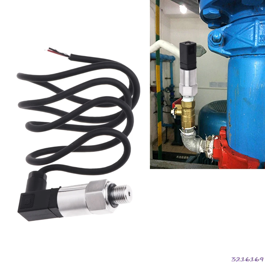 Pressure Transmitter Transducer Sensor 0-10bar 9-32VDC G1/4 4-20mA 0.5% | Инструменты