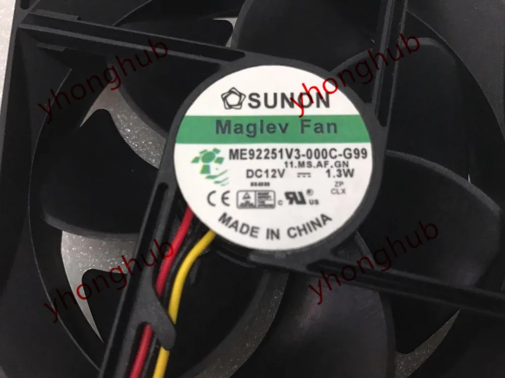 SUNON ME92251V3 000C G99 11. AF.GN DC 12 В 1 3 Вт 92x92x25 мм вентилятор охлаждения сервера|square fan|server