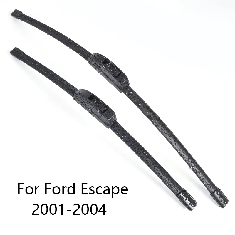 2001-2004 Лезвия очистителей лобового стекла автомобиля для Ford Escape форма 2001 2002 2003 2004 2005 2006 2007 2008 до автомобильный стеклоочиститель Резина - Цвет: 2001-2004