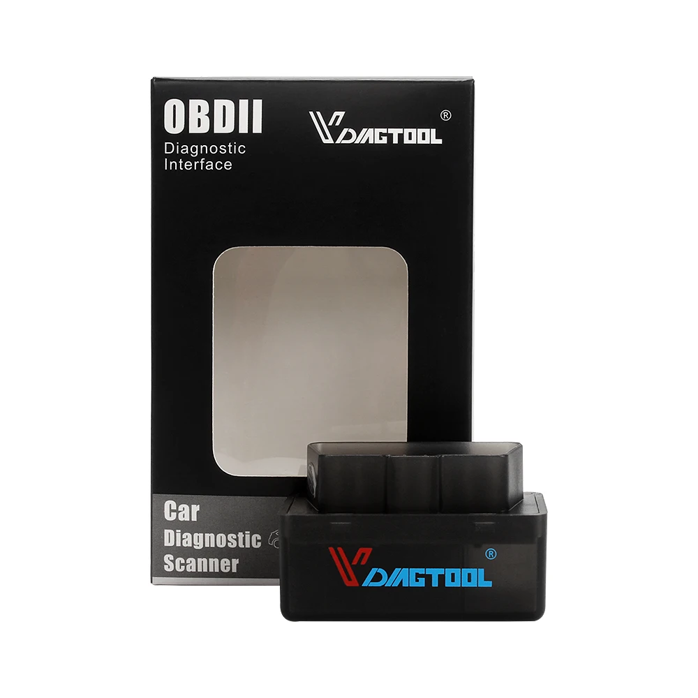 VDIAGTOOL автомобильный Супер Мини elm327 Bluetooth OBD2 V1.5 Elm 327 V 1 5 OBD 2 сканер адаптер obd ii