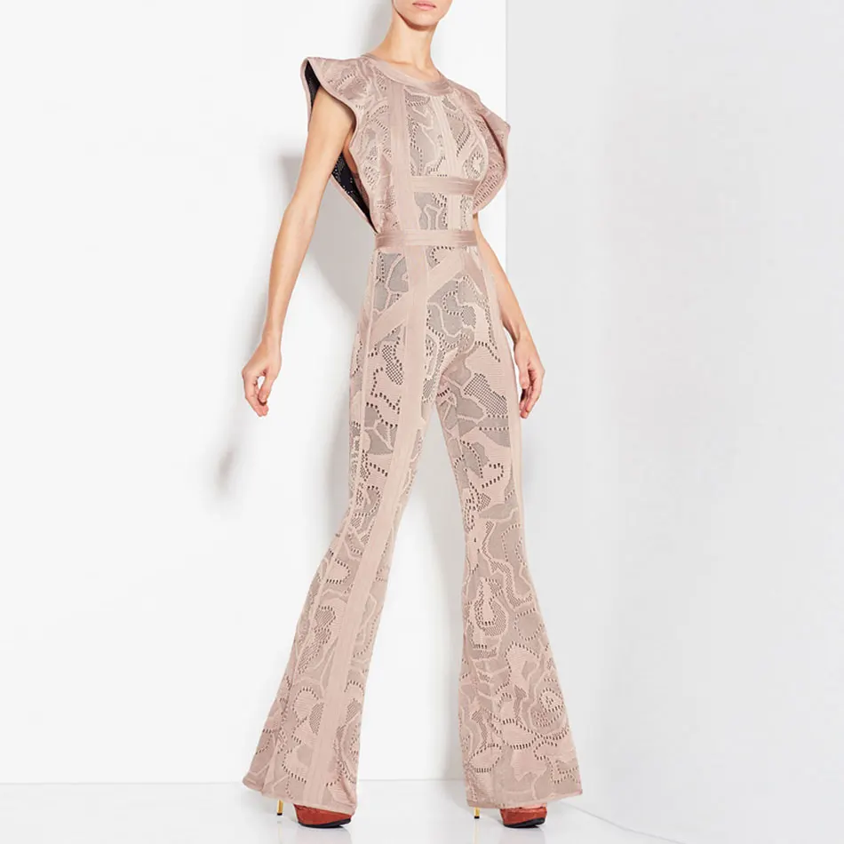DressBird новейшие летние женские бандажные комбинезоны элегантные черные хаки