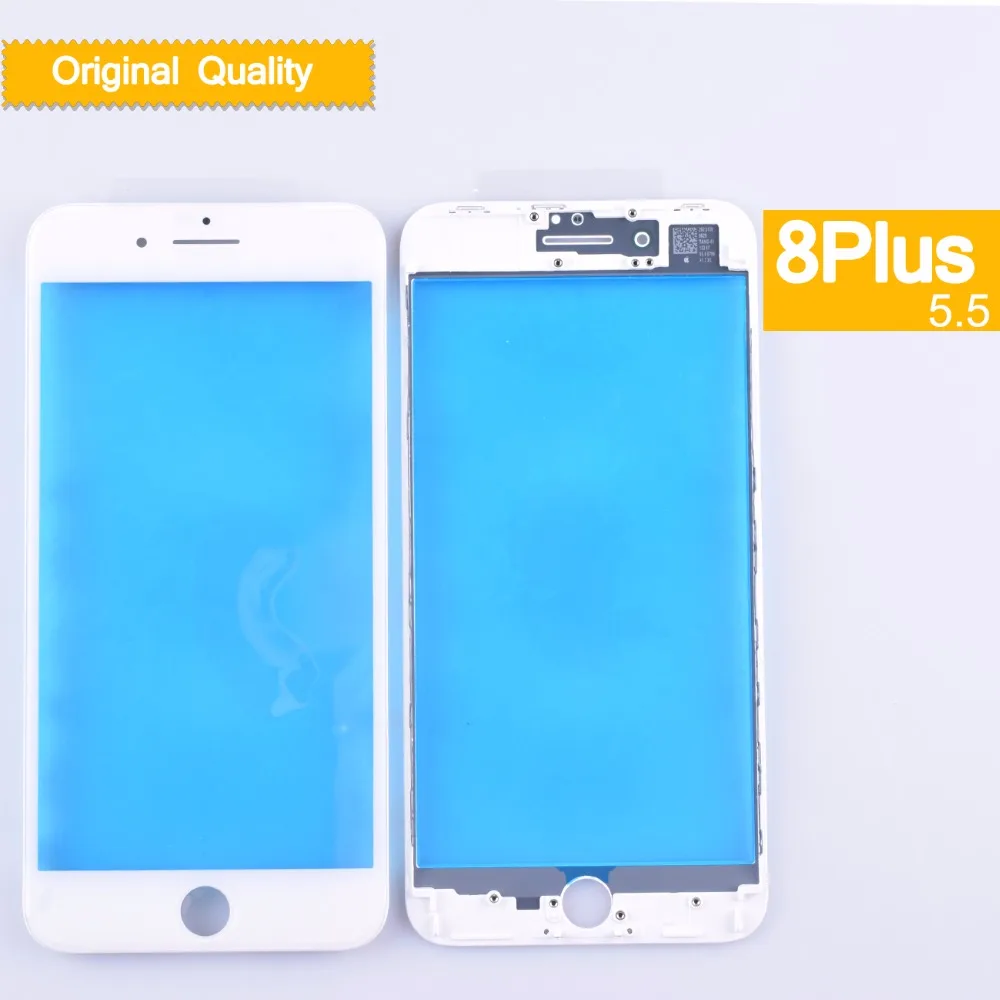 Для iPhone 8 Plus передний ЖК сенсорный экран дигитайзер стеклянная панель объектива с