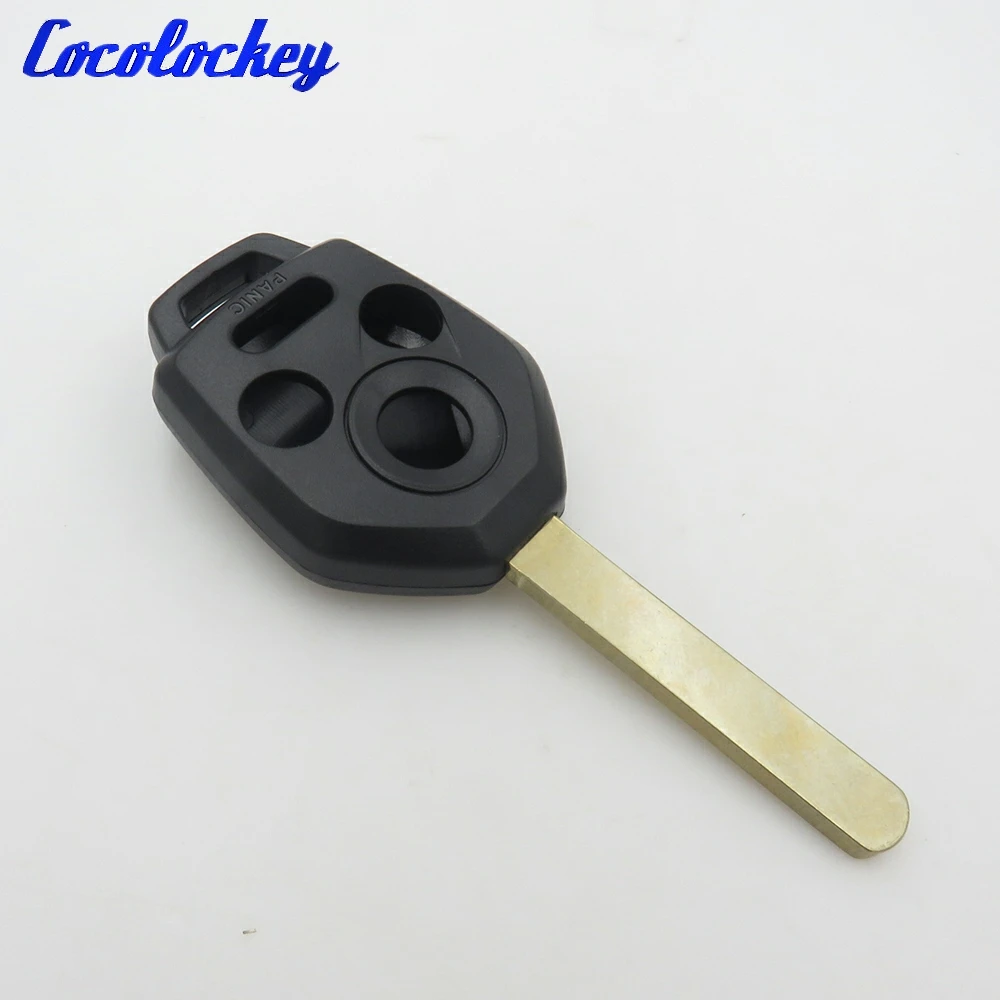 Cocolockey 3 + 1 кнопка необработанный дистанционный ключ чехол Чехол для Subaru Forester Tribeca