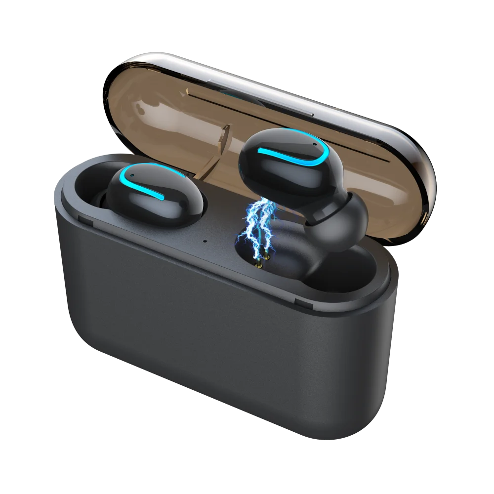 Новинка Bluetooth 5,0, наушники TWS, беспроводные наушники IPX5, водонепроницаемые наушники, Спортивная стереогарнитура, глубокий бас, для iphone, samsung, HBQ