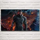 Mass Effect 3 популярная экшн-игра, постеры и принты для гостиной, украшения дома, шелковая Живопись, настенные художественные фотографии для спальни