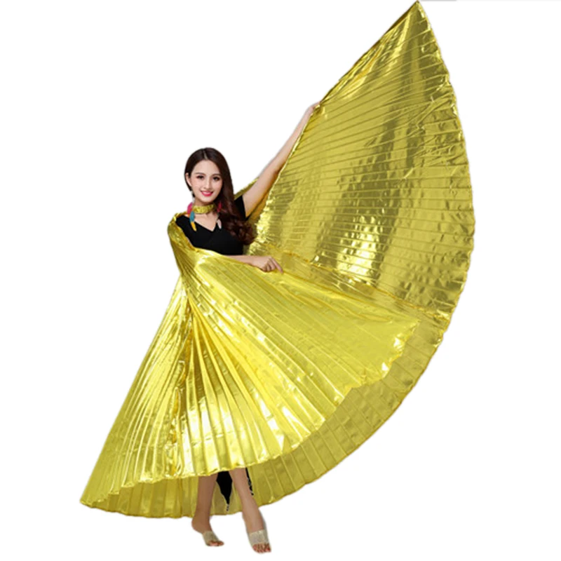 

Women Belly Dance Isis Wings Stage Oriental Performance Props Dancing Accessories 270 Degrees Bellydance Pratice Egyptian Wings