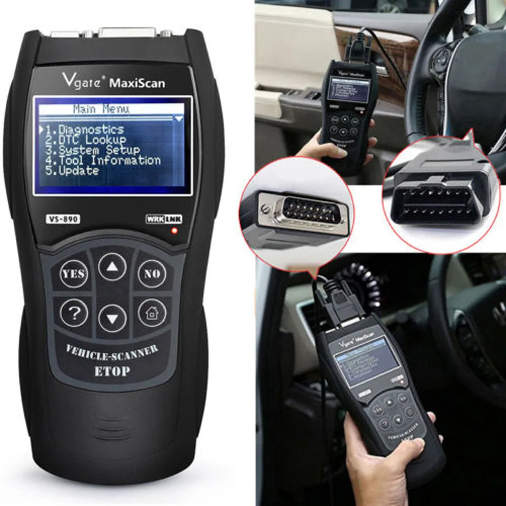 Универсальный диагностический сканер для тяжелых грузовиков OBD2 EOBD дизельных