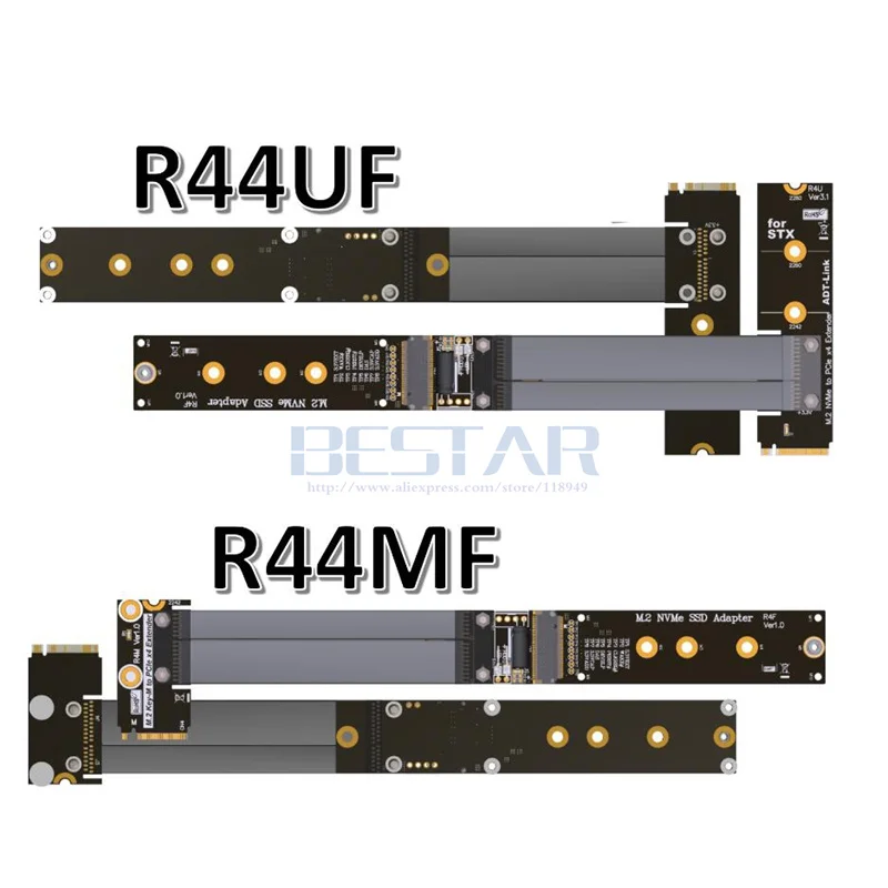 PCI E 3 0x4 32G/bps полная скорость M.2 M key NVMe SSD удлинитель кабеля 5/10/15/20/30/40/50/60 см для