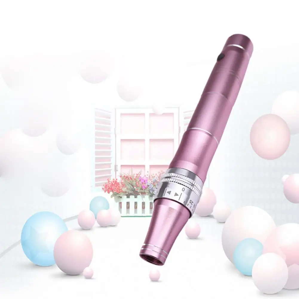 

Rechargeable Electric Micro Nano Needle MTS Tattoo Therapy Makeup Pen GunMicro Needling System