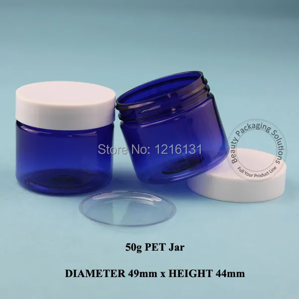 Пластиковая банка для крема домашних животных 50 шт. г пустая бутылка маски лица