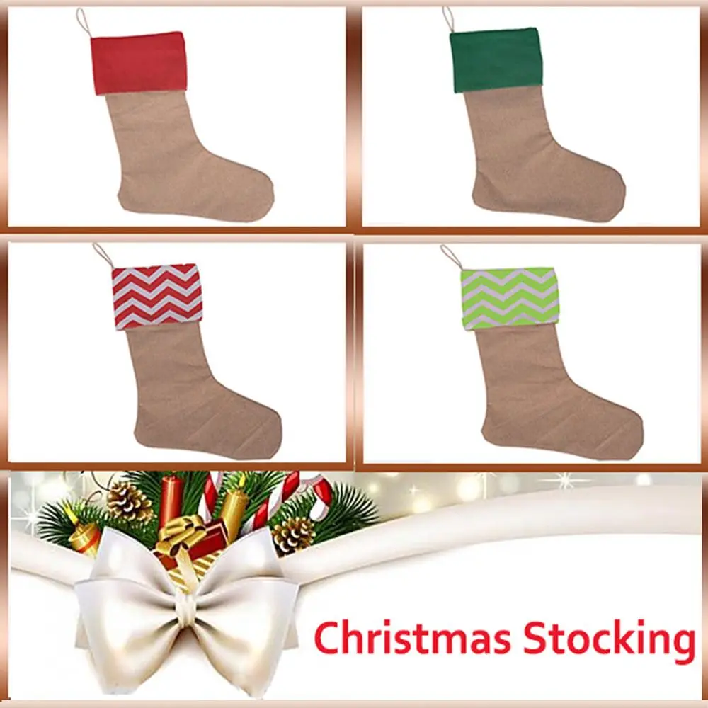 1 шт. рождественские украшения чулки Подарочный Рождественский чулок