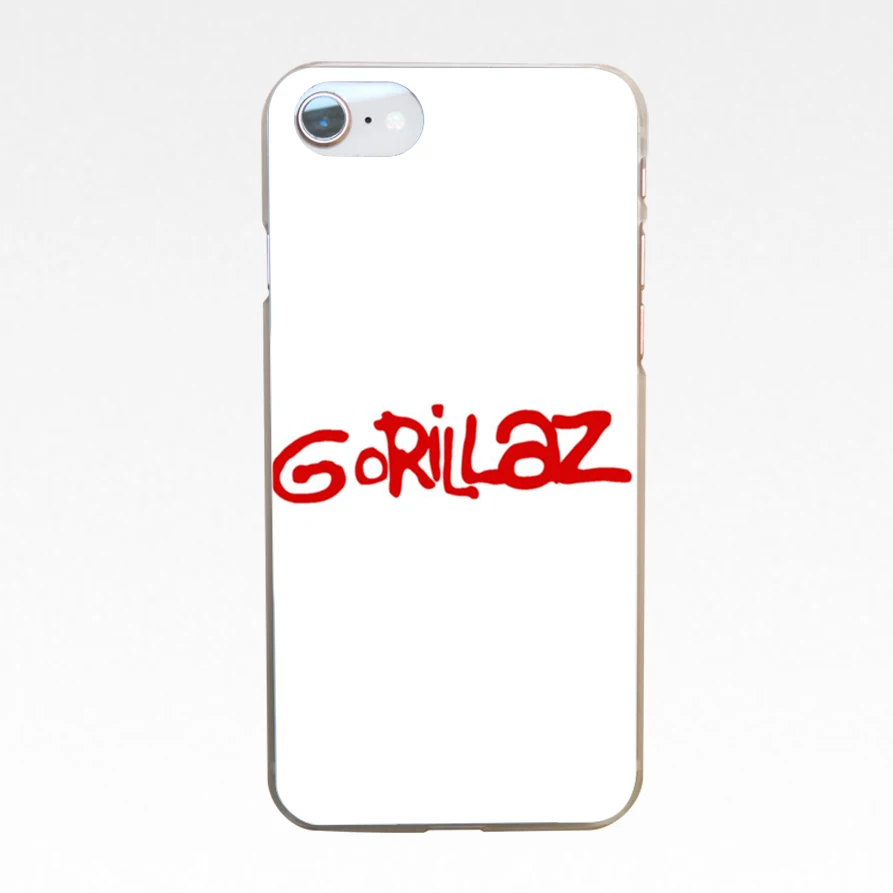 Жесткий прозрачный чехол Gorillaz Band для Iphone 4 4s 5 5s Se 6 6s 8 Plus 7 X|Бамперы| |