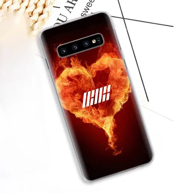 08 Ikon KPOP мальчик группа телефонные чехлы для samsung Galaxy S10e S10 плюс S8 S9 плюс S6 S7 край A40 A50 A70 M20 чехол Coque - Цвет: 08