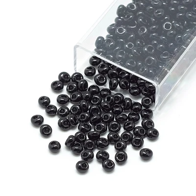 Black 10g 3,8/5/6 мм TOHO японская бахрома маленький, подходят для изготовления ювелирных изделий, сделай сам, свободные бусины непрозрачные Стекло круглое отверстие Rocailles - Цвет: Black