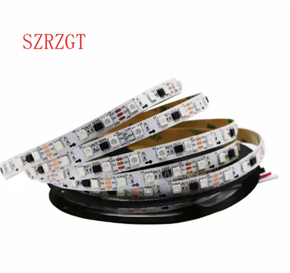 RGB лента WS2811 5050 SMD 12 В постоянного тока 30/60 светодиодов/м светодиодные пиксели