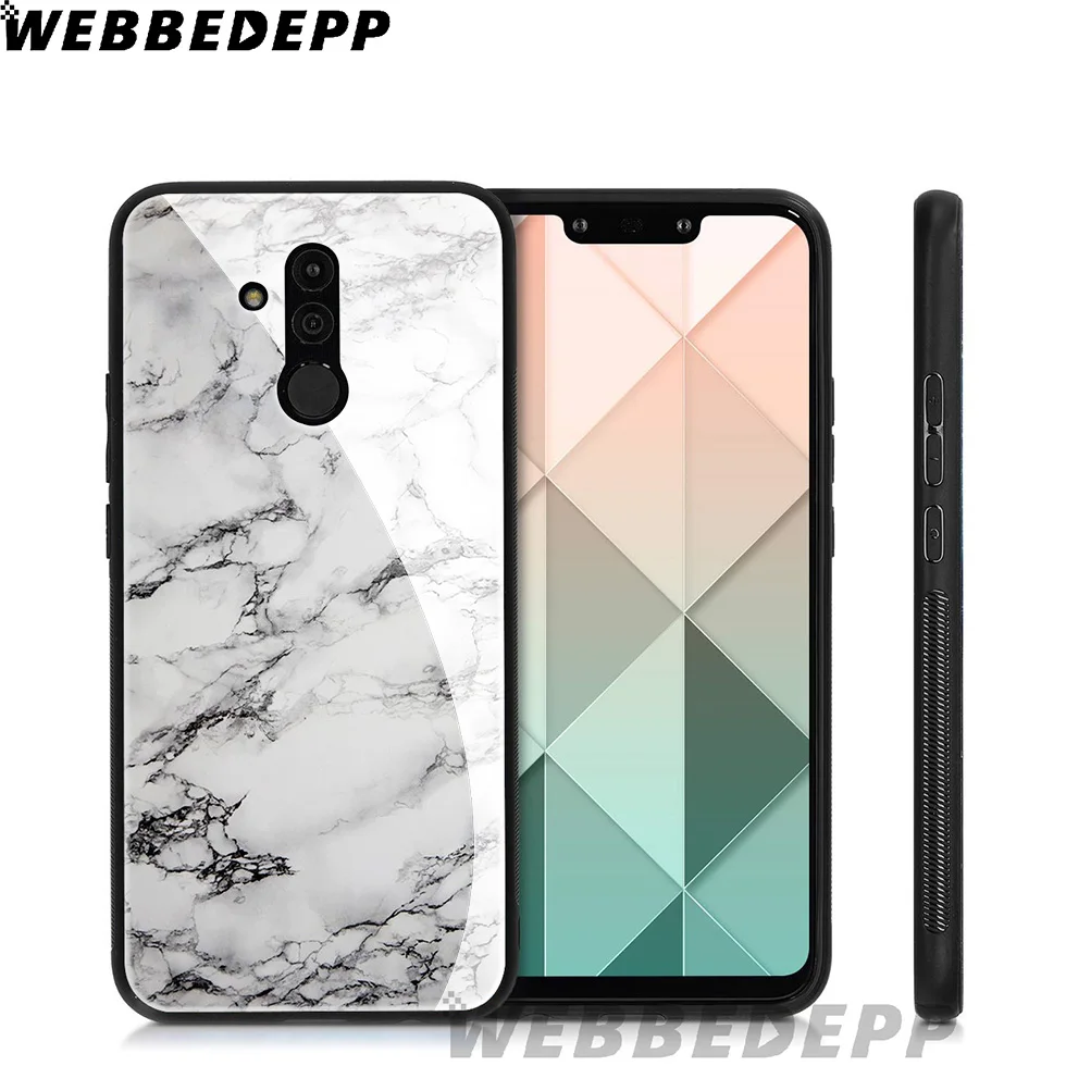 WEBBEDEPP золотой мраморный чехол из закаленного стекла для Huawei Mate 20 P20 P10 P Smart 2019 2018 &amp