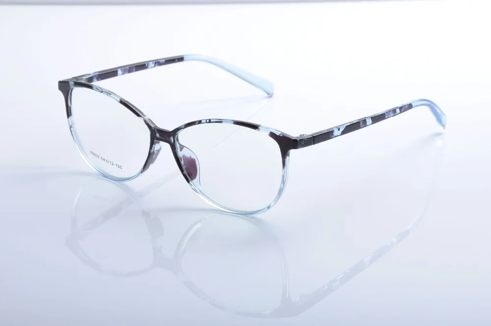 Новые стильные ретро овальные очки оправа прозрачные линзы леопардовые TR90