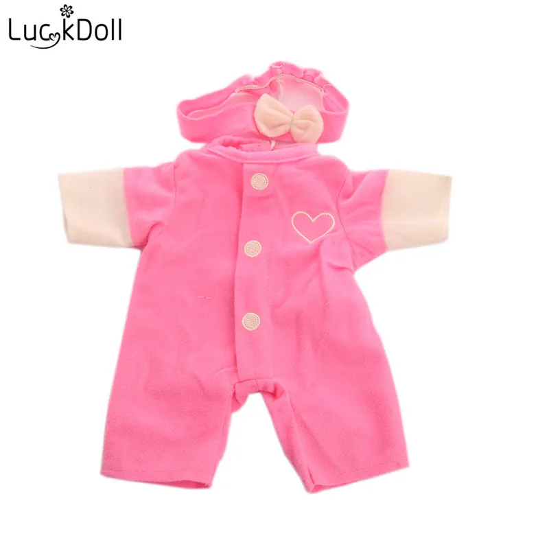 LUCKDOLL Красивые милые паджаматы ручной работы для 14 5 дюймов аксессуары кукол