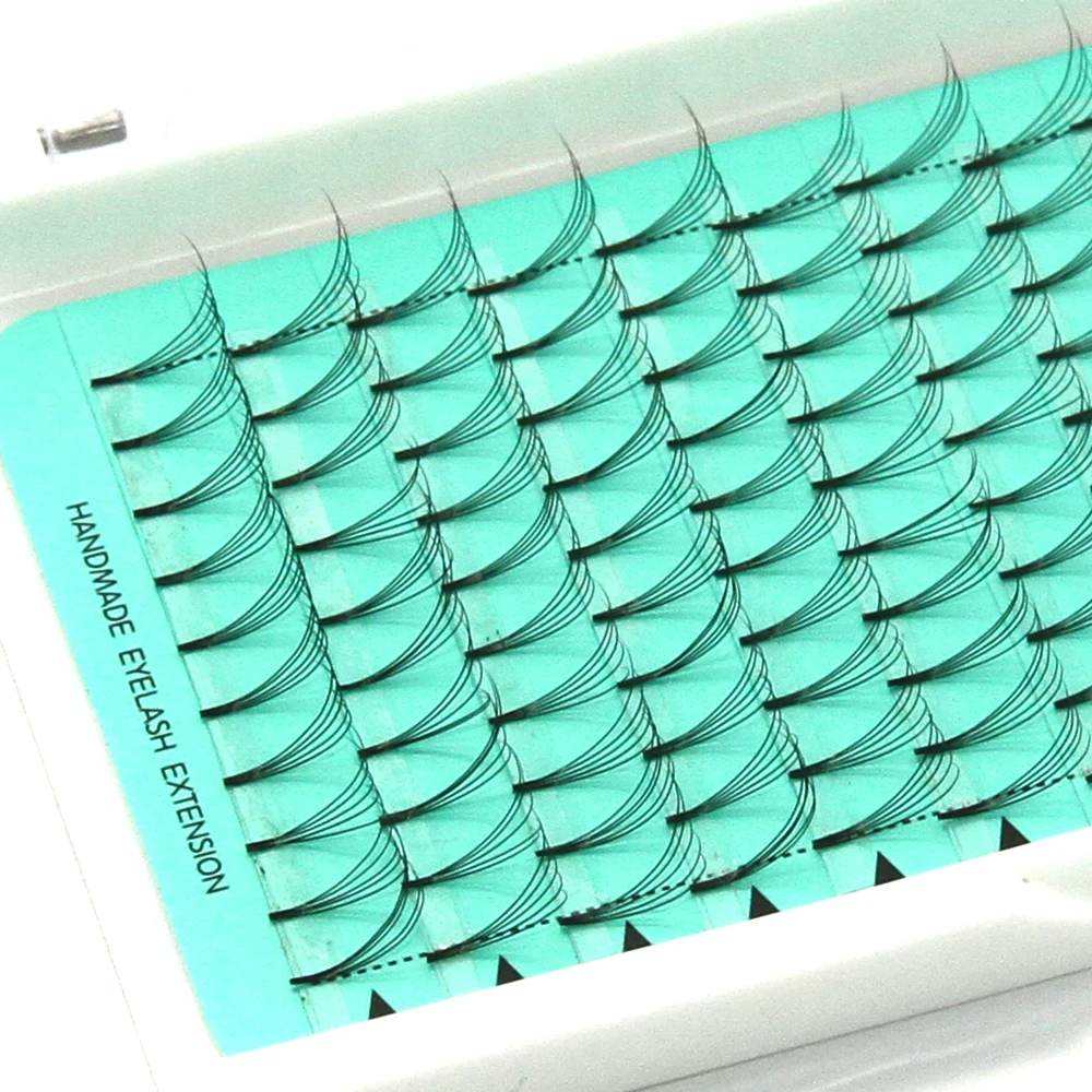 5D короткий ствол объема искусственные ресницы для наращивания готовые вееры C D