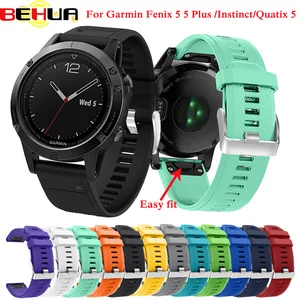 Оригинальный сменный ремешок BEHUA для часов Garmin Fenix 5 5 Plus 6 6 Pro Forerunner 935 945 22 мм, быстрый и легкий ремешок для часов